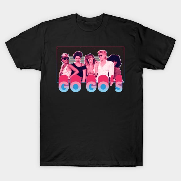 The Go-gos - 80s design T-Shirt by PiedPiper